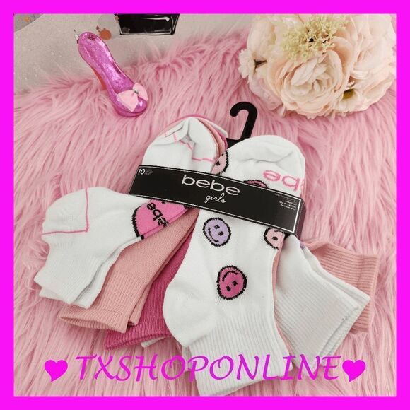 💗🧦{Bebe} girls 10 pack socks🧦💗 NWT - Picture 3 of 7
